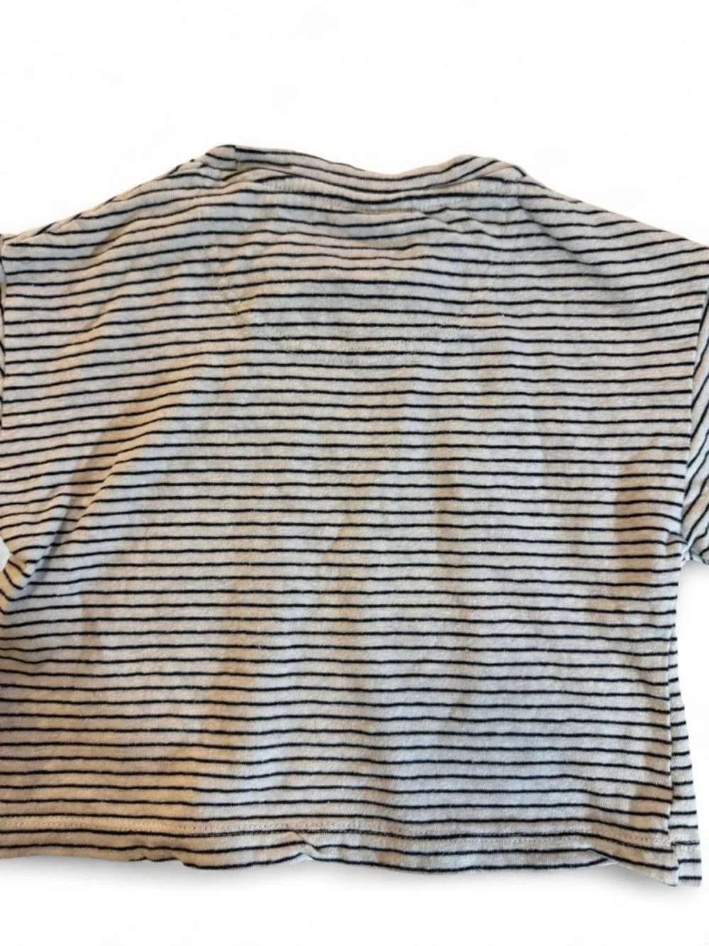 Zara Kids Striped Tee 6-7 Navy White Classic, Preppy, Basics Shirt